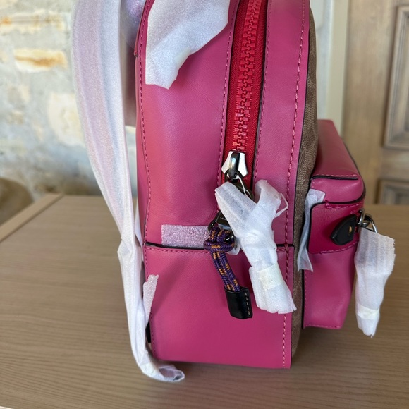 NWT COACH Campus Backpack 23 In Signature Canvas - Picture 8 of 10